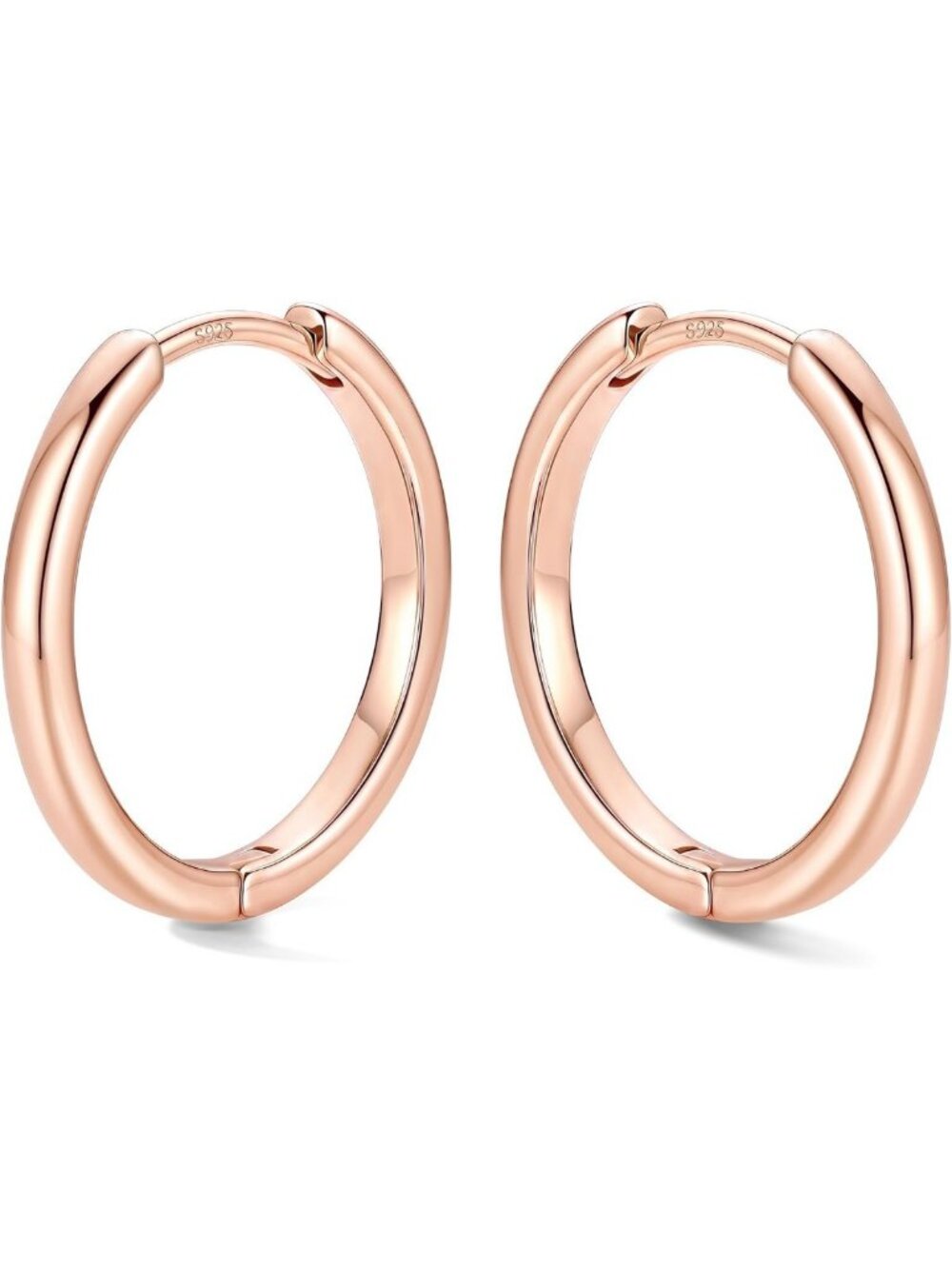 14K Gold Huggie Earrings for Women | Sterling Silver Post | Elegant & Stylish